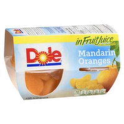 Dole - Mandarin Oranges in Fruit Juice, 4 Each