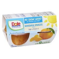 Dole - Mandarin Oranges in Water, No Sugar Added, 4 Each