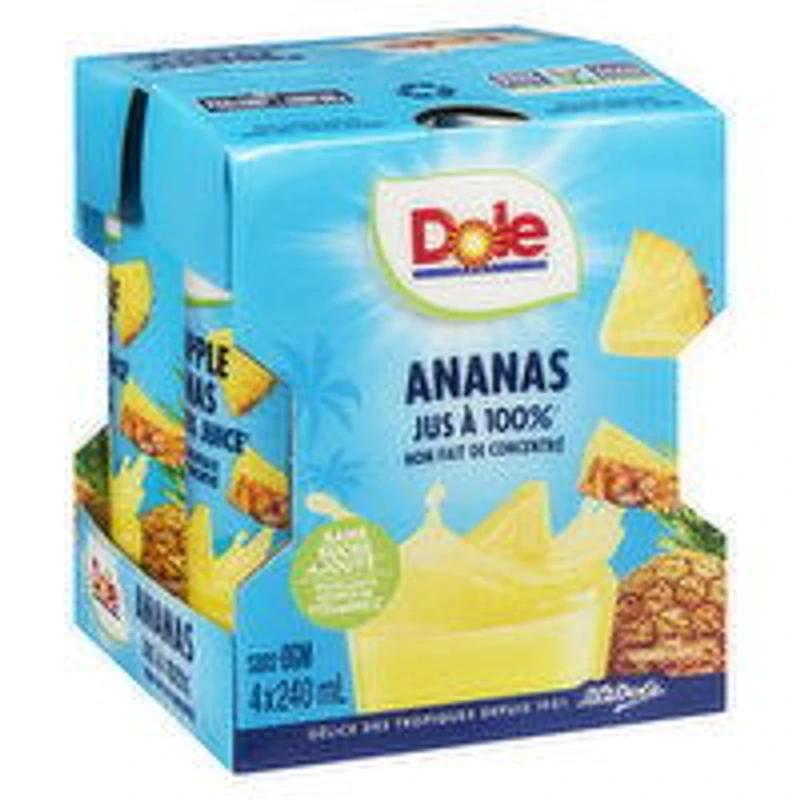 Dole - Premium Pineapple Juice, 4 Each