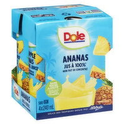 Dole - Premium Pineapple Juice, 4 Each