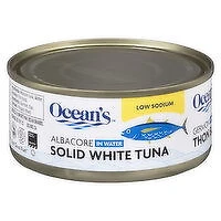 Ocean's - Soild Albacor Tuna Low Sodium, 170 Gram