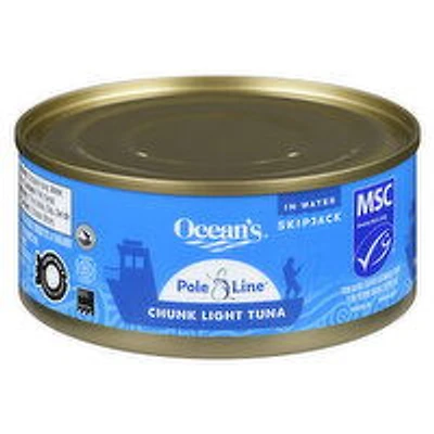 Ocean's - Pole & Line Chunk Light Tuna in Water, 170 Gram