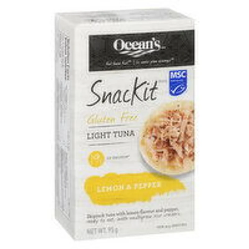 Ocean's - Snackit Light Tuna, Lemon & Pepper, 96 Gram