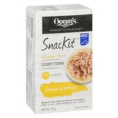 Ocean's - Snackit Light Tuna, Lemon & Pepper, 96 Gram