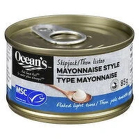 Ocean's - Flaked Light Tuna, Skipjack Mayonnaise Style, 85 Gram