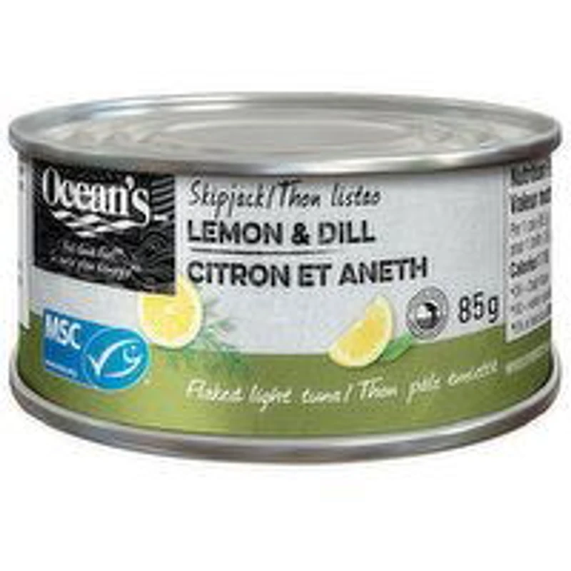 Ocean's - Flaked Light Tuna, Lemon & Dill, 85 Gram