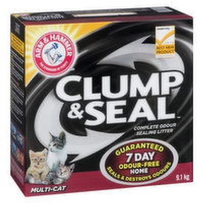 Arm & Hammer - Clump & Seal Cat Litter - Multi Cat, 9.1 Kilogram