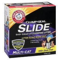 Arm And Hammer - Slide Easy Clean-Up Clumping Litter, Multi-Cat, 6.4 Kilogram