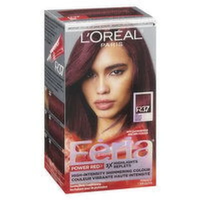 L'Oreal - Paris Feria Power Reds R 37 Deep Burgundy, 1 Each