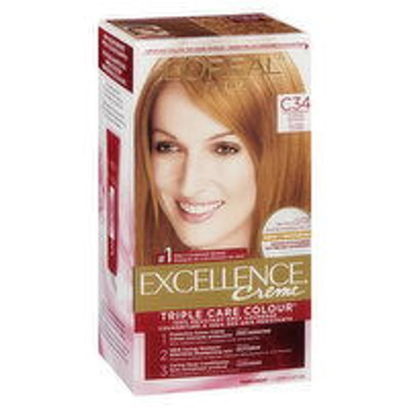 L'Oreal - Excellence Creme C34 Copper Blonde, 1 Each
