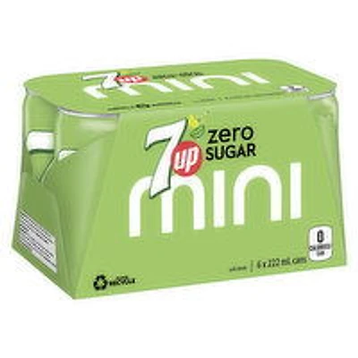 7UP - Zero Sugar, 6 Each