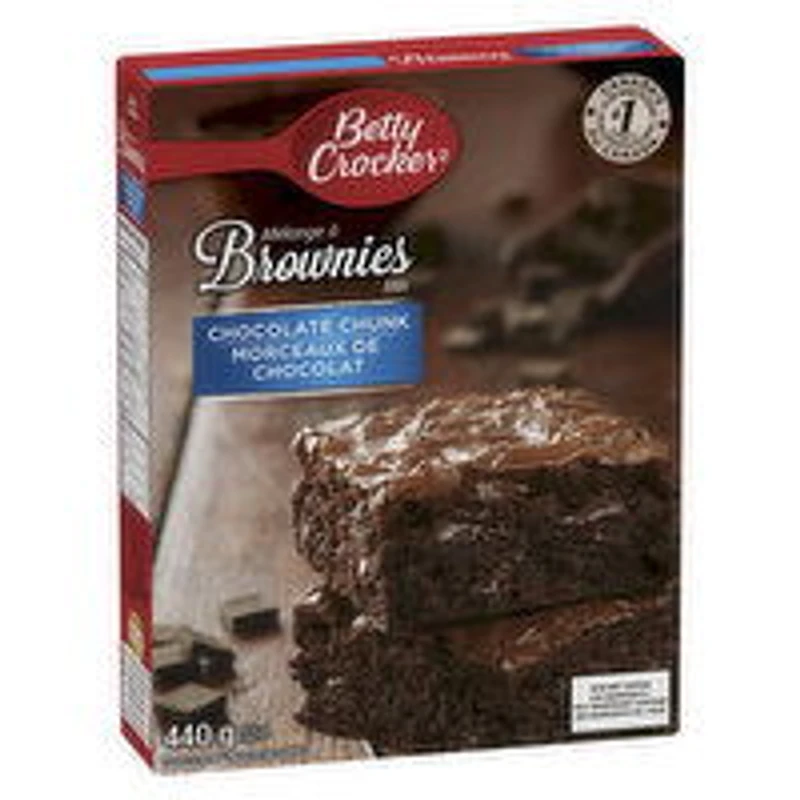 Betty Crocker - Chocolate Chunk Brownie Mix, 440 Gram