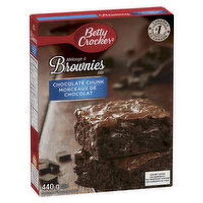 Betty Crocker - Chocolate Chunk Brownie Mix, 440 Gram