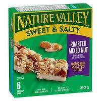 Nature Valley - Sweet & Salty Granola Bars, Roasted Mixed Nut, 6 Each