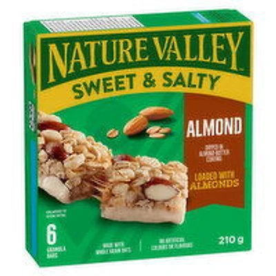 Nature Valley - NATURE VALLEY Sweet &Salty Almond Bars, 6 Each