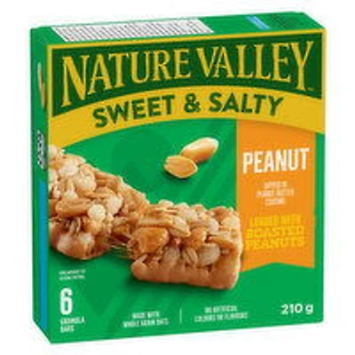 Nature Valley - Sweet & Salty Granola Bars, Peanut, 6 Each