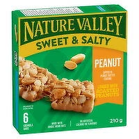 Nature Valley - Sweet & Salty Granola Bars, Peanut, 6 Each