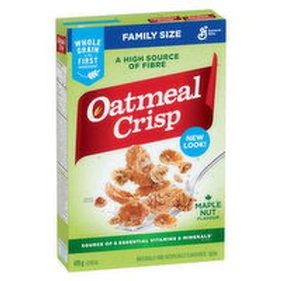 General Mills - Oatmeal Crisp Cereal, Maple Nut Flavour, 619 Gram