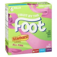 Betty Crocker - Fruit by the Foot, Starburst Flavoured, 6 Rolls, 128 Gram