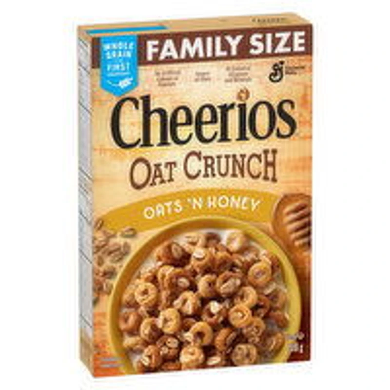 General Mills - Cheerios Oat Crunch Cereal, Family Size, 516 Gram
