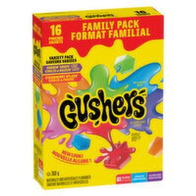 Fruit Gushers - Family Variety Pack Fruit  Gushers., 368 Gram