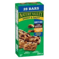Nature Valley - Sweet & Salty Chewy Nut Granola Bars, Variety Pack, 28 Each