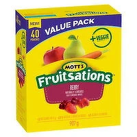 MOTTS - Fruitsations Berry Naturally Flavoured Snacks,Value Pack., 40 Each
