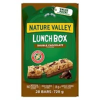 Nature Valley - Lunch Box Granola Bars, Double Chocolate. 28 Pack, 28 Each