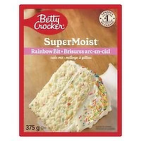 Betty Crocker - Super Moist Rainbow Bit Cake Mix, 375 Gram