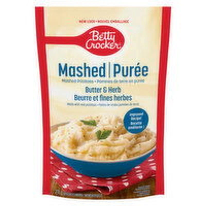 Betty Crocker - Butter & Herb Mashed Potatoes, 215 Gram