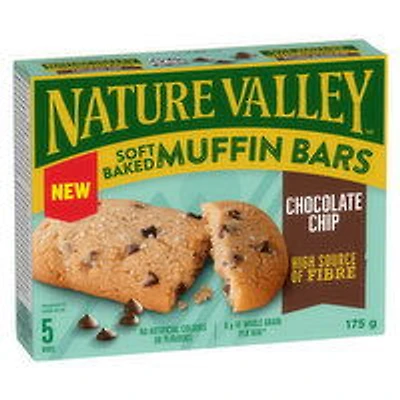 Nature Valley - Muffin Bar Chocolate Chip, 5 Each
