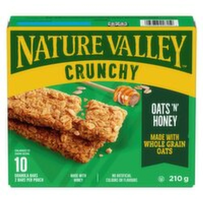 Nature Valley - Crunchy Oats 'N' Honey Granola Bars, 10 Pack, 210 Gram