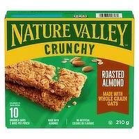 Nature Valley - Crunchy Roasted Almond Granola Bars, 10 Pack, 210 Gram