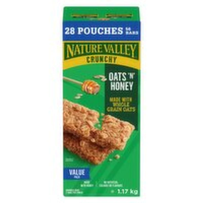 Nature Valley - Crunchy Oats 'N' Honey Granola Bars. 25 Pack, 1.17 Kilogram