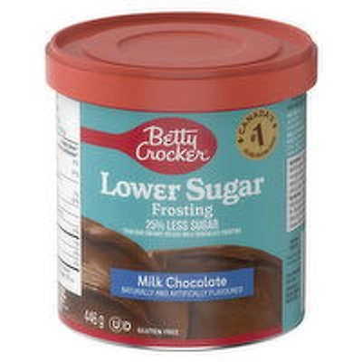 Betty Crocker - Lower Sugar Milk Chocolate Frosting, 446 Gram