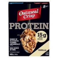 General Mills - Oatmeal Crisp Protein Cereal, Vanilla, 455 Gram