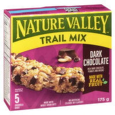 Nature Valley - Chewy Trail Mix Granola Bars - Dark Chocolate, 5 Each