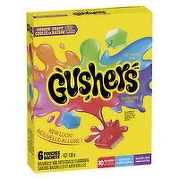 Betty Crocker - Fruit Gusher's Gushin' Grape 7 Tropical Flavours, 138 Gram