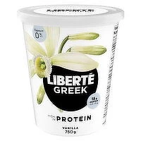 Liberte - Greek Yogurt High Protein- Vanilla 0% M.F., 750 Gram