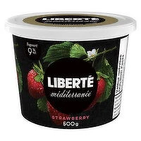 Liberte - Mediterranee Yogurt Strawberry Flavor 9%M.F., 500 Gram