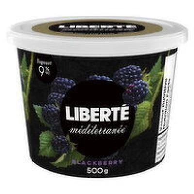 Liberte - Mediterranean Yogurt Blackberry 9% M.F., 500 Gram