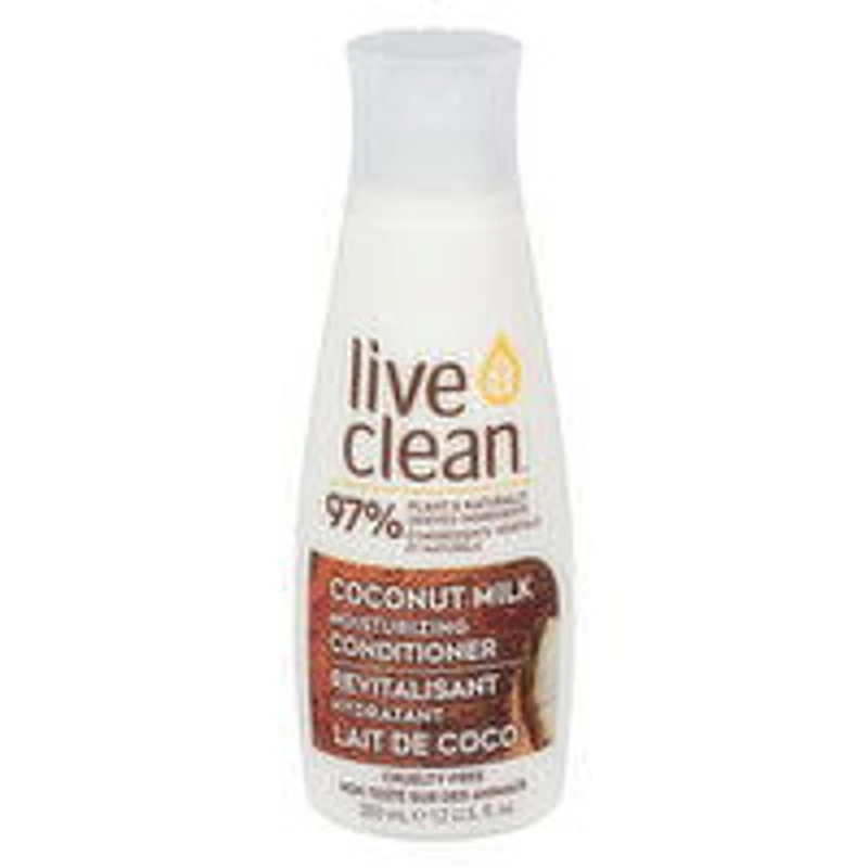 Live Clean - Moisturizing Conditioner - Coconut Milk, 350 Millilitre