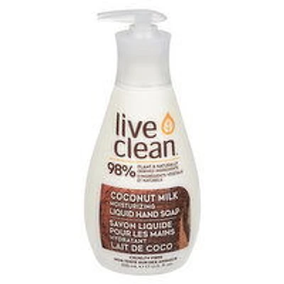 Live Clean - Coconut Milk Moisturizing Liquid Hand Soap, 500 Millilitre