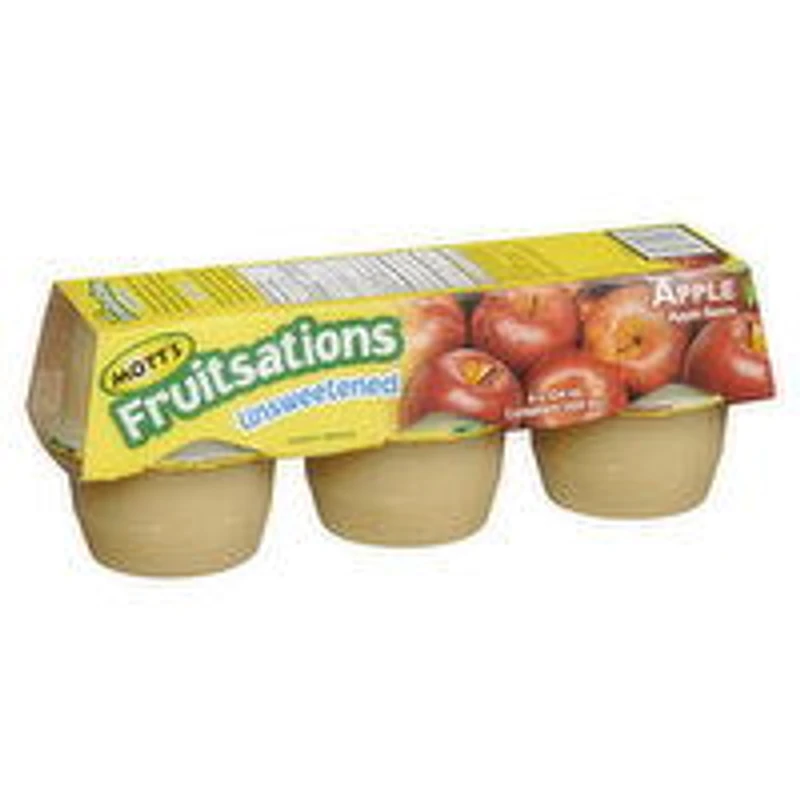 MOTT'S - Fruitsations Snack Cups - Apple Unsweetened, 6 Each