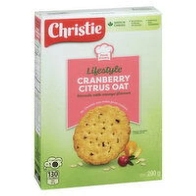 Peek Freans - Christie Cranberry Citrus Oat Cookies, 290 Gram