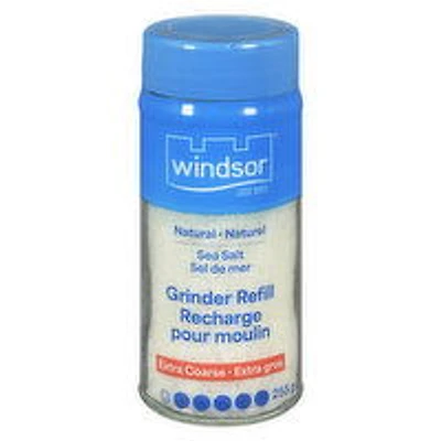 Windsor - Natural Sea Salt Grinder Refill, 255 Gram