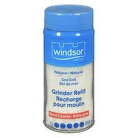 Windsor - Natural Sea Salt Grinder Refill, 255 Gram