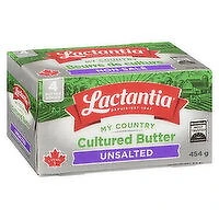 Lactantia - My Country Cultured Unsalted Butter, 454 Gram