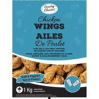 Country Classics - Chicken Wings, Salt and Pepper, 1 Kilogram