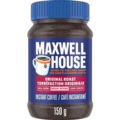 Maxwell House - Instant Coffee Original Roast, 150 Gram